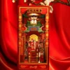 Chinese Wedding Book Nook Kit – Traditional Bride & Groom Diorama Bookend