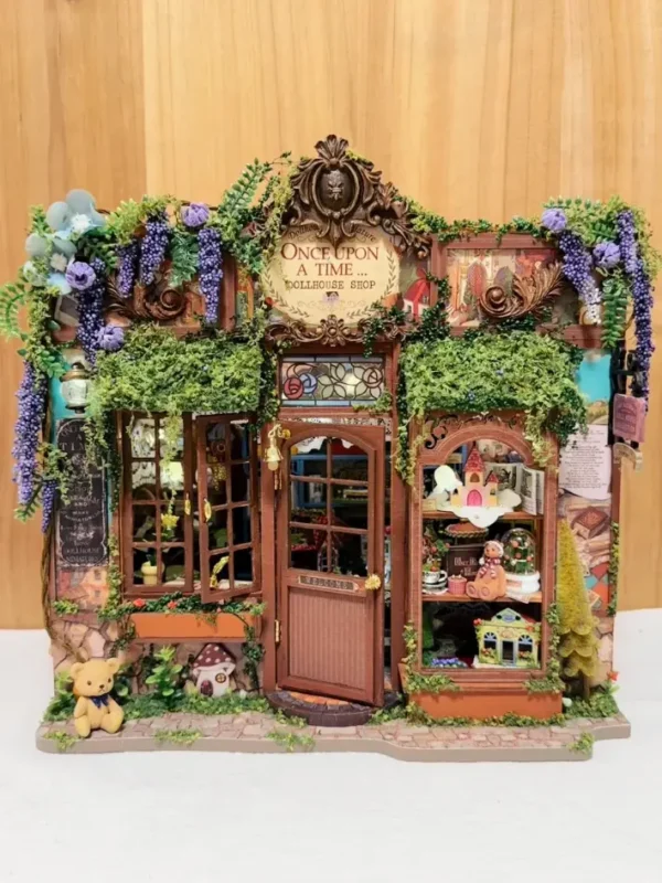 耗时一周的童话小屋🏠_1_卡片鱼_来自小红书网页版_副本 Fairyland Curiosity House DIY Miniature Dollhouse Kit