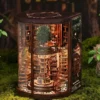 Wisdom Rings Book Nook DIY Craft Kit – Tree of Knowledge Circular Library Miniature Diorama