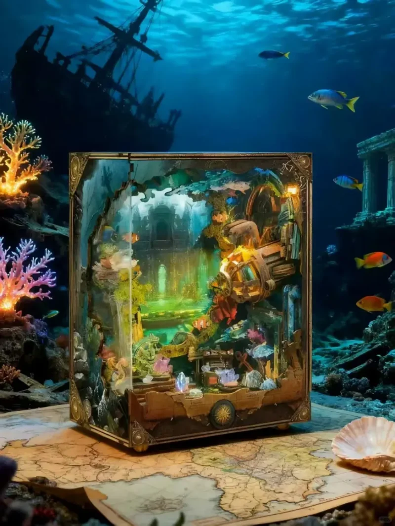 Discover Atlantis DIY Book Nook Kit