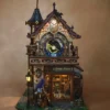Magic Time Society DIY Miniature Model Kit, Fantasy Clock Tower with Music Box